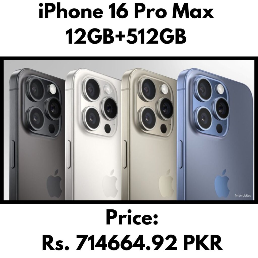 Price of iPhone 16 Pro Max